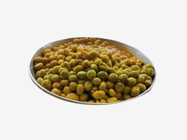 Aceitunas aliñadas verdial de ajo