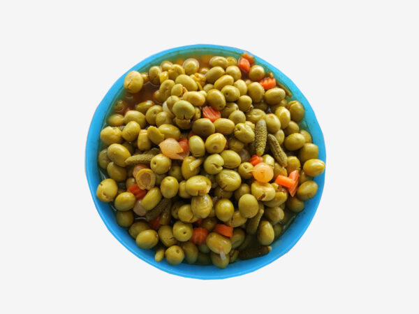 Aceitunas aliñadas verdial gazpacha picante